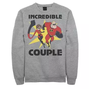 Мужской свитшот с портретом Disney/Pixar Incredibles 2 Incredible Para Duo Licensed Character