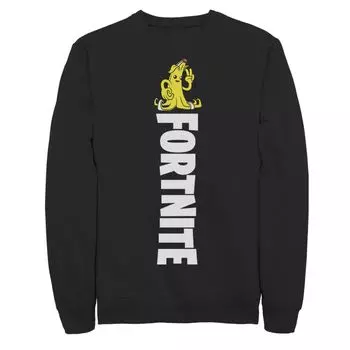 Мужской свитшот с портретом Fortnite Peely Peace Sign Licensed Character