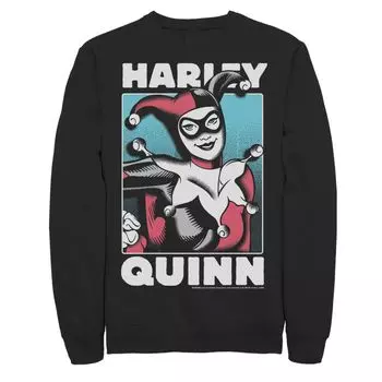Мужской свитшот с портретом Харли Квинн DC Comics