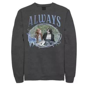 Мужской свитшот с портретом Harry Potter Snape & Lily Always Patronus Licensed Character