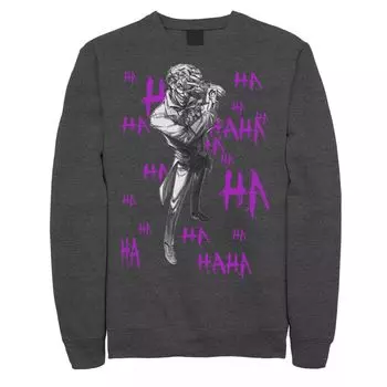 Мужской свитшот с портретом Joker HAHAHA DC Comics