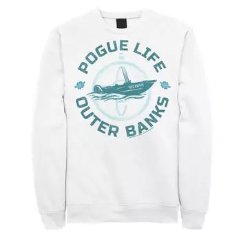 Мужской свитшот с портретом Outer Banks Pogue Life синего оттенка Licensed Character