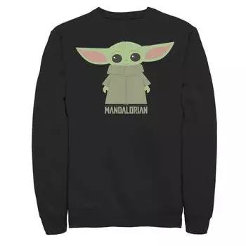 Мужской свитшот с портретом Star Wars The Mandalorian The Child Licensed Character