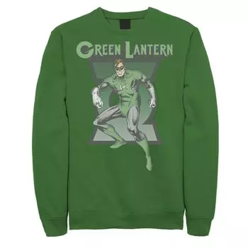 Мужской свитшот с портретом в стиле ретро DC Comics Green Lantern Licensed Character