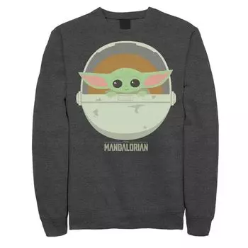 Мужской свитшот с портретом «Звездные войны» The Mandalorian The Child Bassinet Licensed Character
