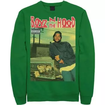 Мужской свитшот с постером и обложкой альбома Boyz In The Hood Licensed Character