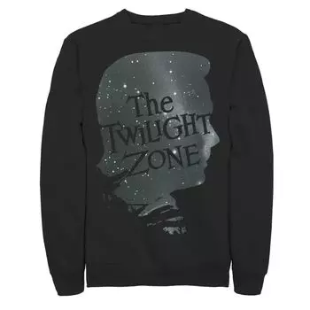 Мужской свитшот с профилем лица The Twilight Zone Galactic Icon Licensed Character