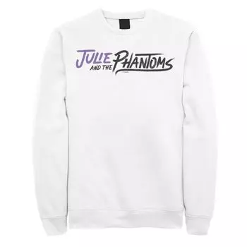 Мужской свитшот с простым логотипом Julie And The Phantoms Licensed Character