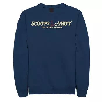 Мужской свитшот с простым логотипом Stranger Things Scoops Ahoy Licensed Character