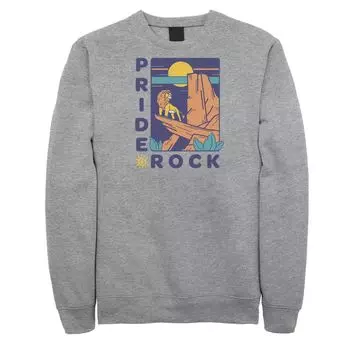 Мужской свитшот с простым текстом Disney The Lion King Simba Pride Rock Licensed Character