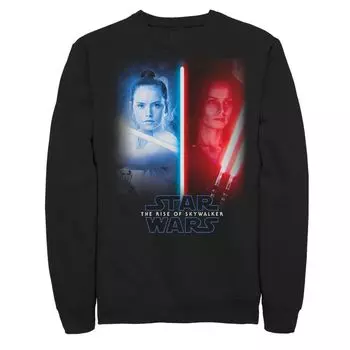 Мужской свитшот с разделенными вставками и портретным логотипом Rise Of Skywalker Star Wars