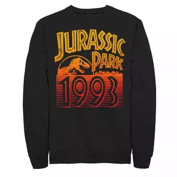 Мужской свитшот с ретро-плакатом «Парк Юрского периода 1993 года» Licensed Character