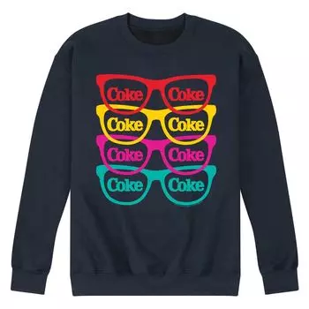 Мужской свитшот с рисунком CocaCola Sunglasses Licensed Character