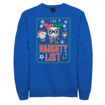 Мужской свитшот с рисунком DC Comics Batman Naughty List Licensed Character