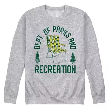 Мужской свитшот с рисунком Dept Of Parks Recreation Licensed Character