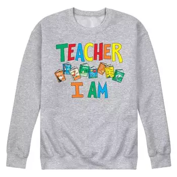 Мужской свитшот с рисунком Dr Seuss Teacher I Am Licensed Character