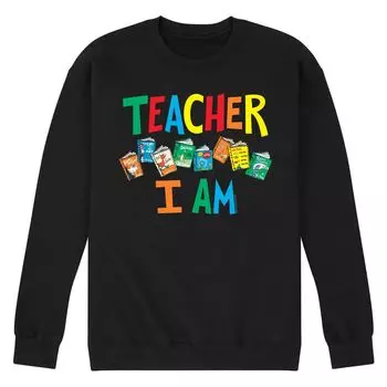Мужской свитшот с рисунком Dr Seuss Teacher I Am Licensed Character