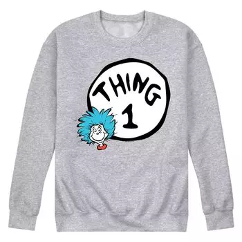 Мужской свитшот с рисунком Dr Seuss Thing One Licensed Character