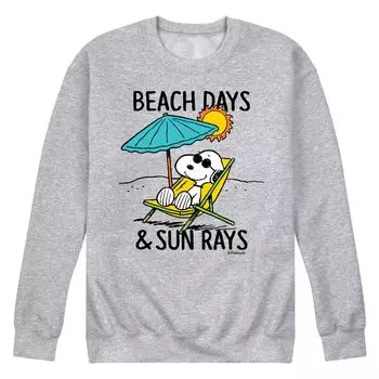 Мужской свитшот с рисунком Peanuts Snoopy Beach Days & Sun Rays Licensed Character