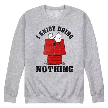 Мужской свитшот с рисунком Peanuts Snoopy I Enjoy Doing Nothing Licensed Character