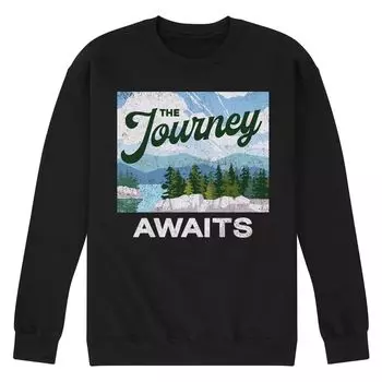 Мужской свитшот с рисунком The Journey Awaits Licensed Character