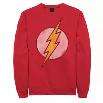 Мужской свитшот с рваным логотипом DC Comics The Flash Licensed Character