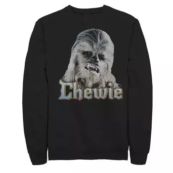 Мужской свитшот с темным портретом «Звездные войны» Chewie Licensed Character