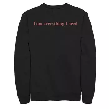 Мужской свитшот с текстом Fifth Sun Everything I Need Licensed Character