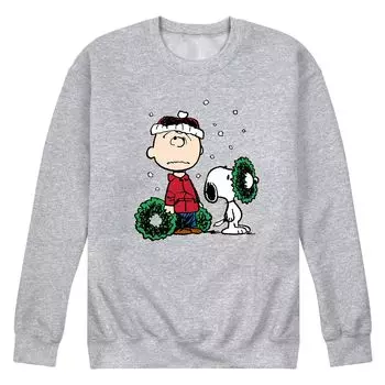 Мужской свитшот с венком Peanuts Charlie Brown Licensed Character
