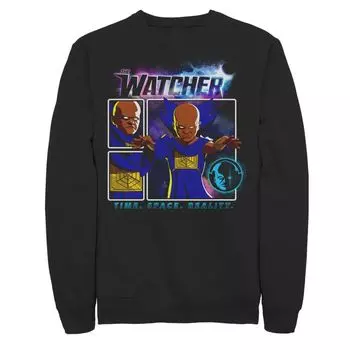 Мужской свитшот с вставками в виде комиксов Marvel What If The Watcher Licensed Character
