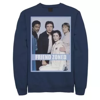 Мужской свитшот с зональным портретом «Звездные войны: друзья» Star Wars