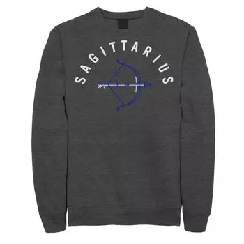 Мужской свитшот Sagittarius Bow And Arrow Blue Ink Sketch Licensed Character