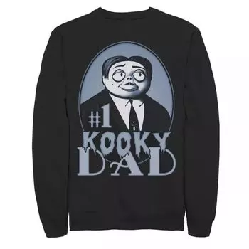 Мужской свитшот «Семейка Аддамс» «День отца Gomez Number One Kooky Dad» Licensed Character