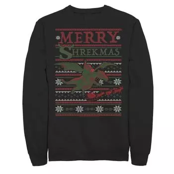 Мужской свитшот Shrek Merry Shrekmas Licensed Character