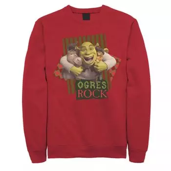 Мужской свитшот Shrek The Third Ogres Rock Best Friends Group Licensed Character