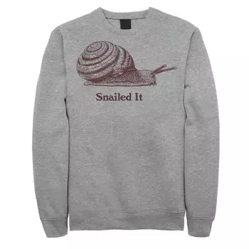 Мужской свитшот Snailed It с портретом улитки Licensed Character