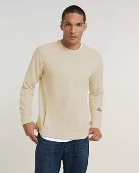 Мужской свитшот со ступенчатым подолом G-Star Raw, белый