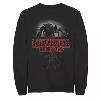 Мужской свитшот со светящимся логотипом Netflix Stranger Things Demogorgon Licensed Character