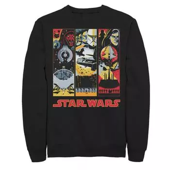 Мужской свитшот со вставками в стиле ретро «Звездные войны» Maul Trooper Anakin Licensed Character