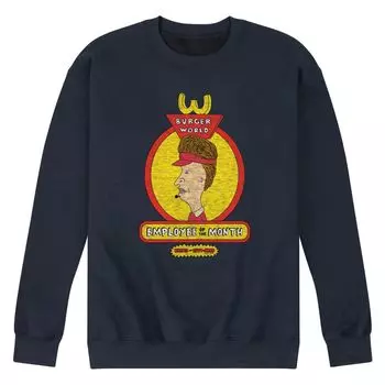 Мужской свитшот «Сотрудник месяца с Бивисом и Баттхедом» Licensed Character