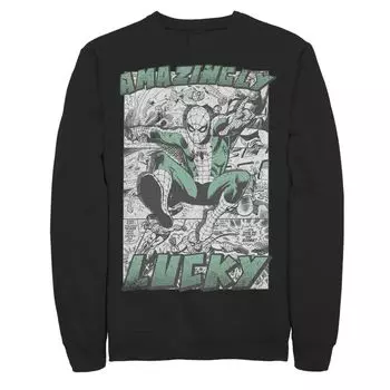 Мужской свитшот Spider-Man Amazingly Lucky St. Патрика Marvel