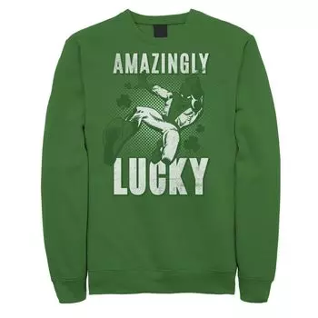 Мужской свитшот St. Patty's Spider-Man Amazingly Lucky Marvel