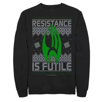 Мужской свитшот Star Trek Next Gen Borg Ugly Christmas Licensed Character