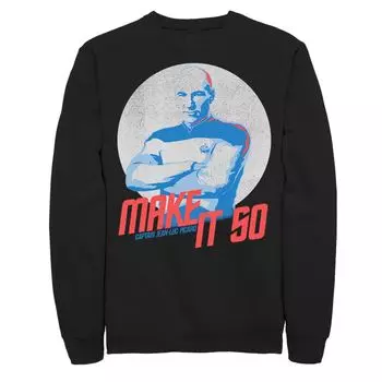 Мужской свитшот Star Trek The Next Generation Make It So Licensed Character
