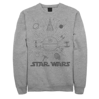 Мужской свитшот Star Wars Ships And Lines Burst