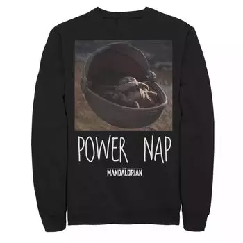 Мужской свитшот Star Wars The Mandalorian The Child Power Nap Licensed Character