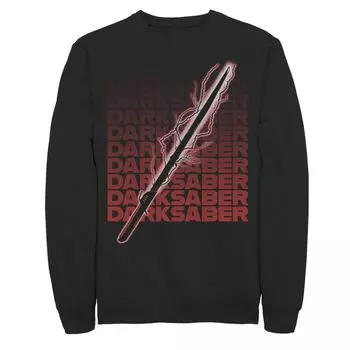 Мужской свитшот Star Wars The Mandalorian The Darksaber Word Stack Licensed Character