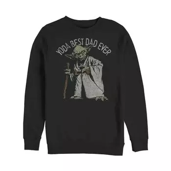 Мужской свитшот Star Wars Yoda Best Dad Ever Licensed Character