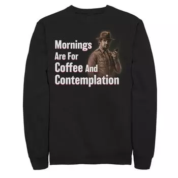 Мужской свитшот Stranger Things Hopper Coffee & Contemplation Licensed Character