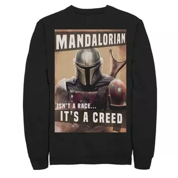 Мужской свитшот The Mandalorian It Is not A Race It’s A Creed Star Wars